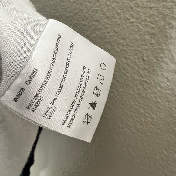 Anthropologie Hutch Swing Tank Dress XXS Navy Blue Fishnet Mesh Embroidered Mini - Picture 6 of 7